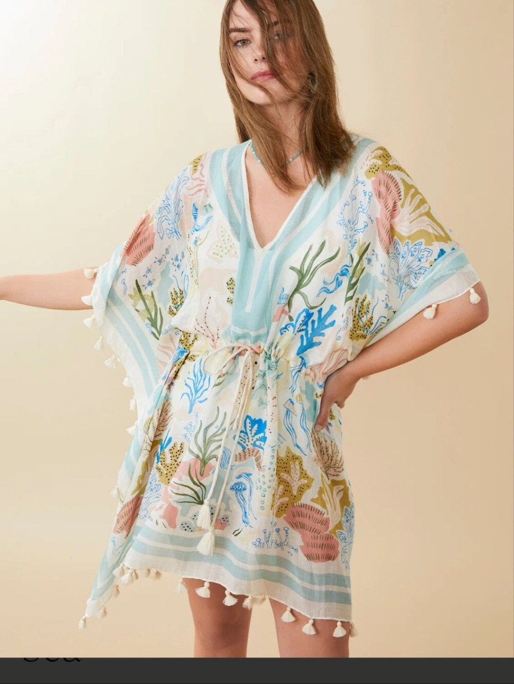 Spartina 449 Cover Up.  Mermaid Sea.  SOLD OUT ONLINE!